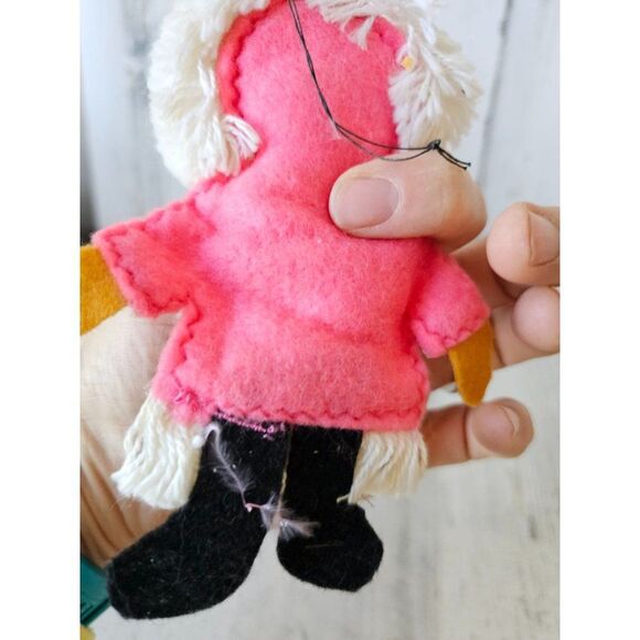 Vintage Eskimo ornament Xmas tree pink - Picture 6 of 7
